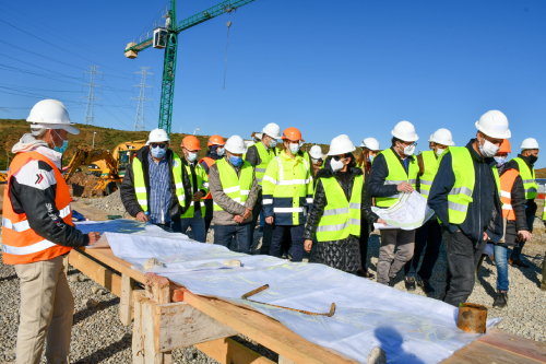 Visite du chantier