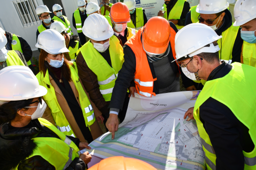 Fahs anjra : visite du chantier de construction de tanger