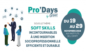 L'OFPPT organise la deuxième édition des PRO'DAYS